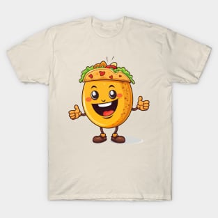 kawaii Taco T-Shirt cute potatofood funny T-Shirt